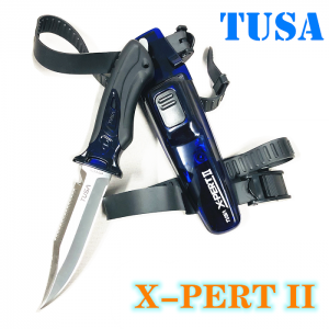 TUSA X-PERT II 不锈钢潜水刀 割线刀