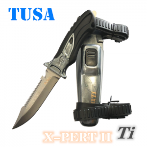 TUSA X-PERT II 钛合金潜水刀 割线刀