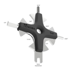 美国 XS SCUBA 潜水装备多用途工具刀 调节器工具刀