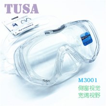 TUSA TRI-QUEST 3 WINDOW专业潜水面镜 M3001侧窗宽阔视野